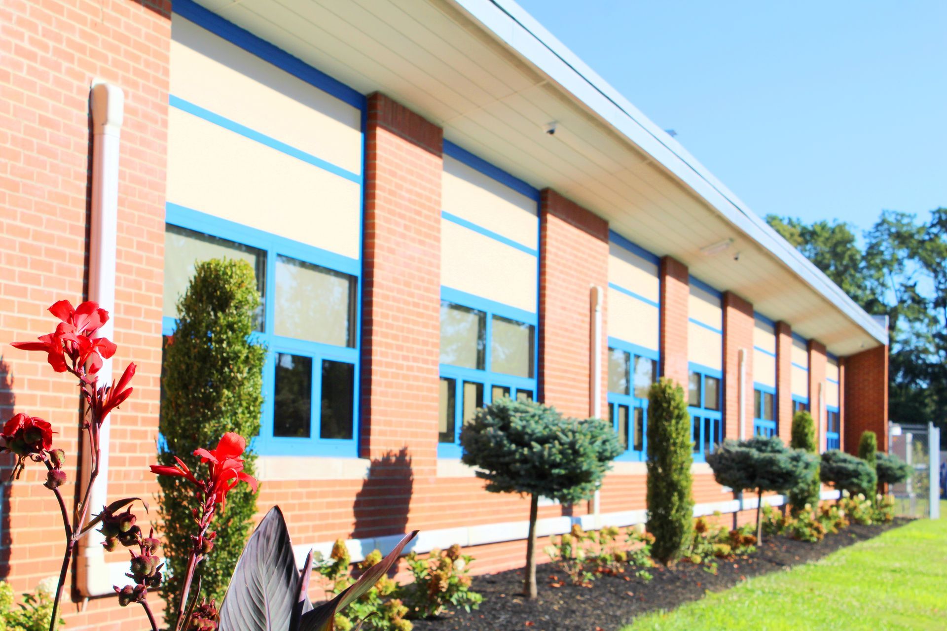 Covered walkway at the PHCSE campus